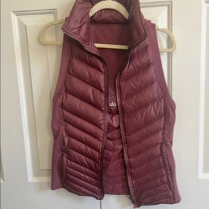ALO Yoga Purple Quilted Puffer Vest
